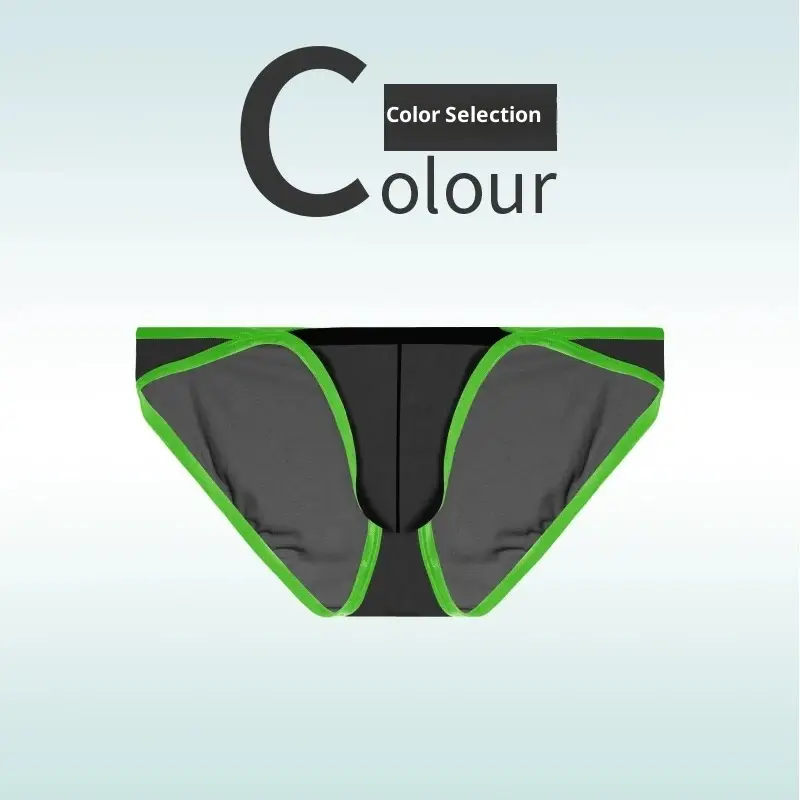 Japanese Men's Ice Silk Ultra-thin Fully Transparent Low-rise Briefs