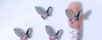 Zircon Nail Art Accessories Bow Heart Moon Irregular Multi-category 13