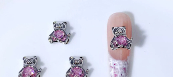 Zircon Nail Art Accessories Bow Heart Moon Irregular Multi-category 5