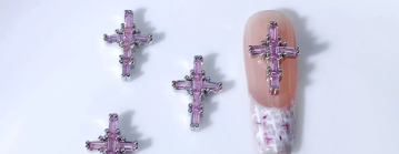 Zircon Nail Art Accessories Bow Heart Moon Irregular Multi-category 19