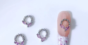 Zircon Nail Art Accessories Bow Heart Moon Irregular Multi-category 11