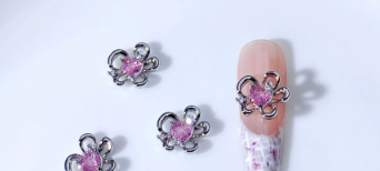 Zircon Nail Art Accessories Bow Heart Moon Irregular Multi-category 4