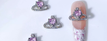 Zircon Nail Art Accessories Bow Heart Moon Irregular Multi-category 6