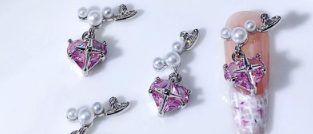 Zircon Nail Art Accessories Bow Heart Moon Irregular Multi-category 26