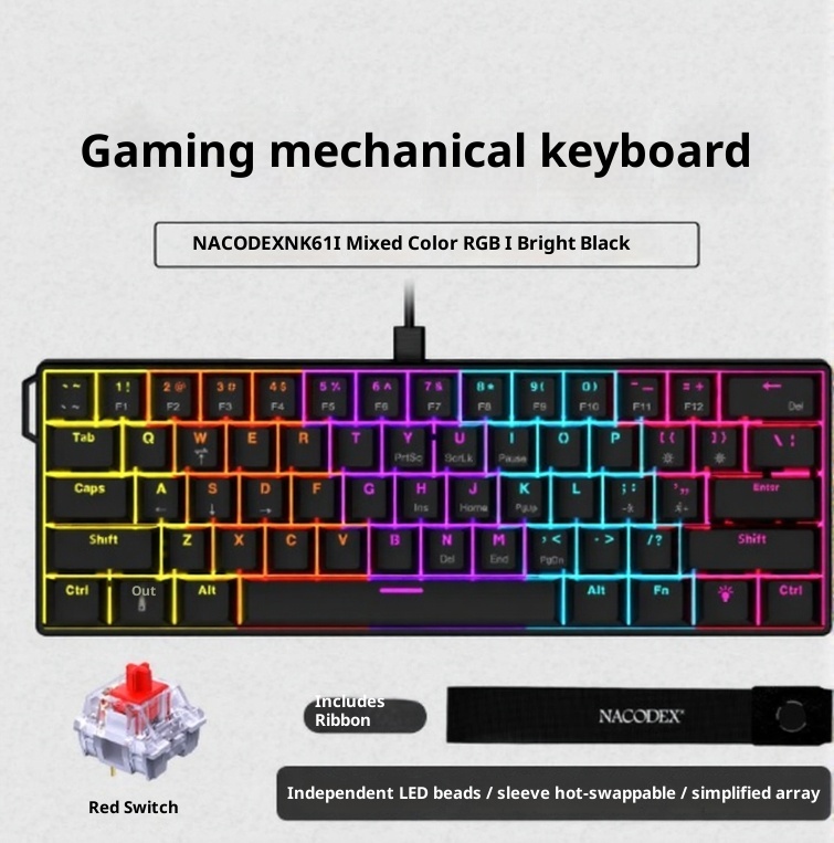 Ajazz NK61 Mechanical Keyboard 4