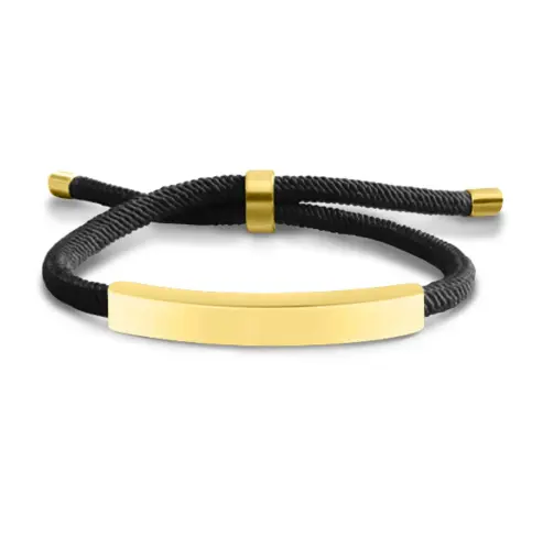 Engraved Stainless Steel Bracelet