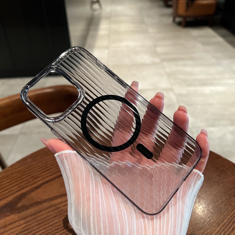 Corrugated Magnetic Stripe Full-coverage Anti-drop Phone Case - Image 3