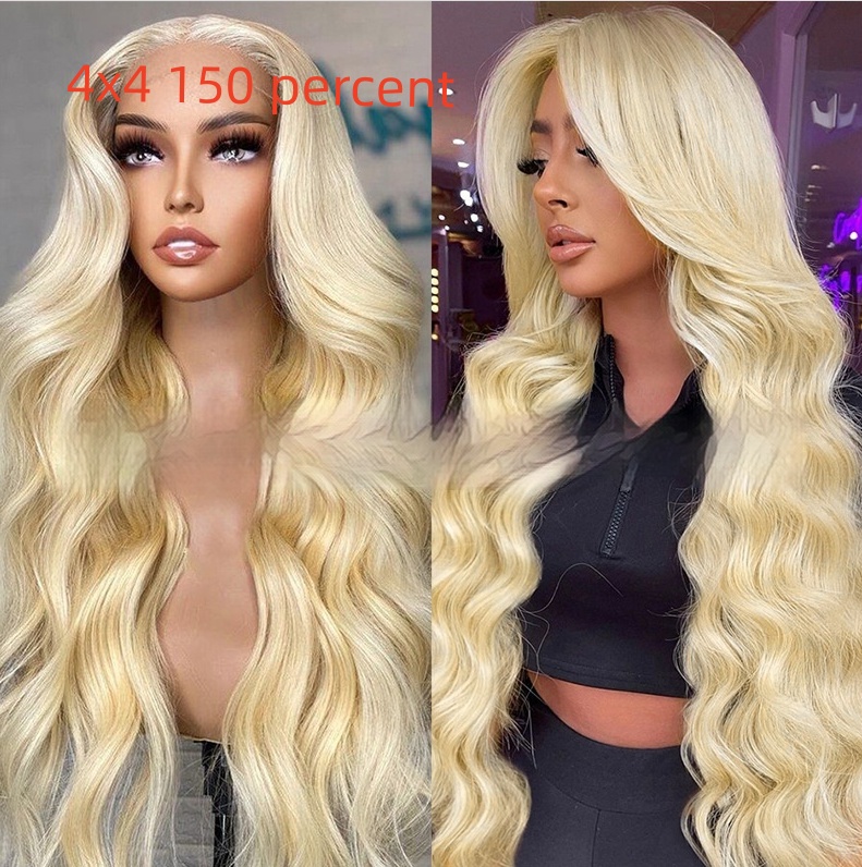 Full Human Hair Wig Headgear 7