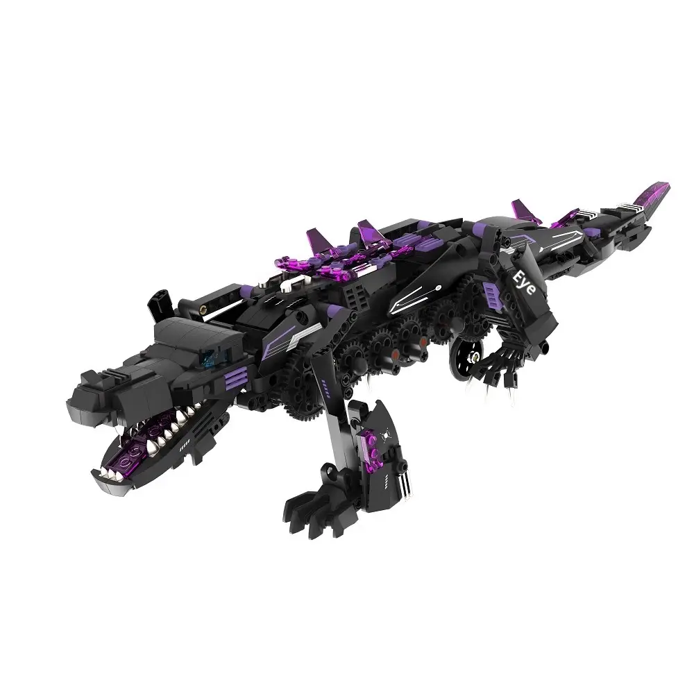 Remote Control Programming T-Rex Building Blocks Puzzle Toy