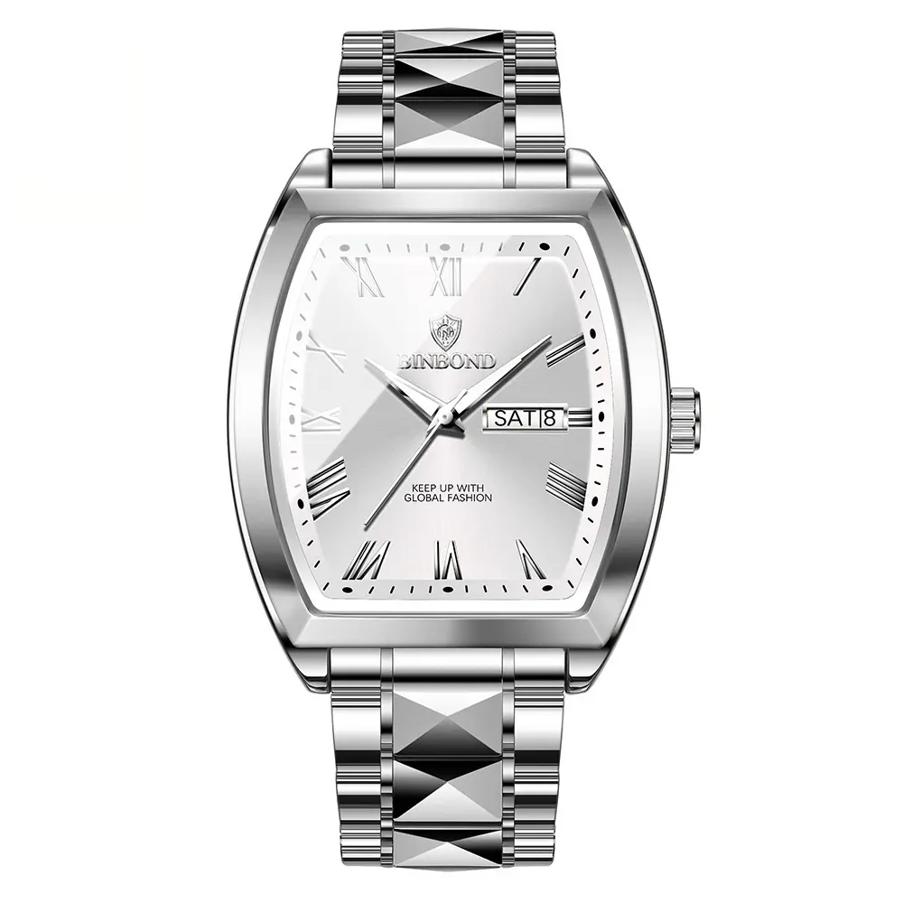 Men's Dual Calendar Luminous Quartz Watch