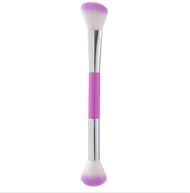 Double-headed Makeup Brush Loose Powder Blush Highlight Fiber Hair Soft