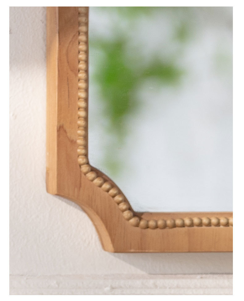 Vintage Solid Wood Wall Decor Mirror 5