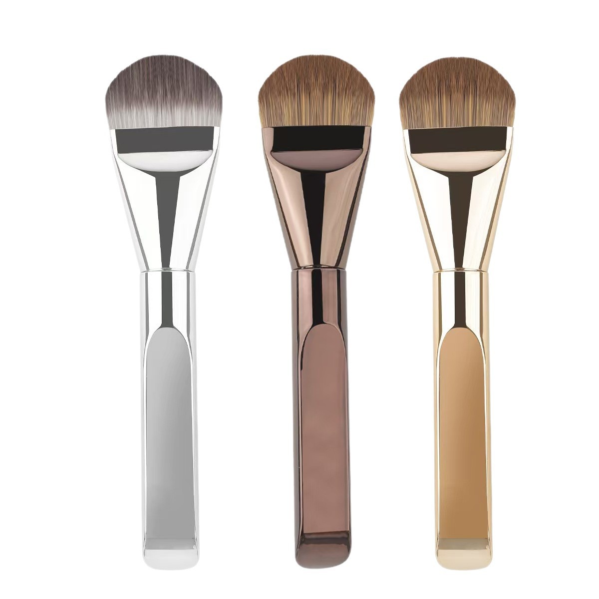 Tongue-shaped Foundation Ultra-thin Seamless Makeup Flat-head Foundation Brush 5