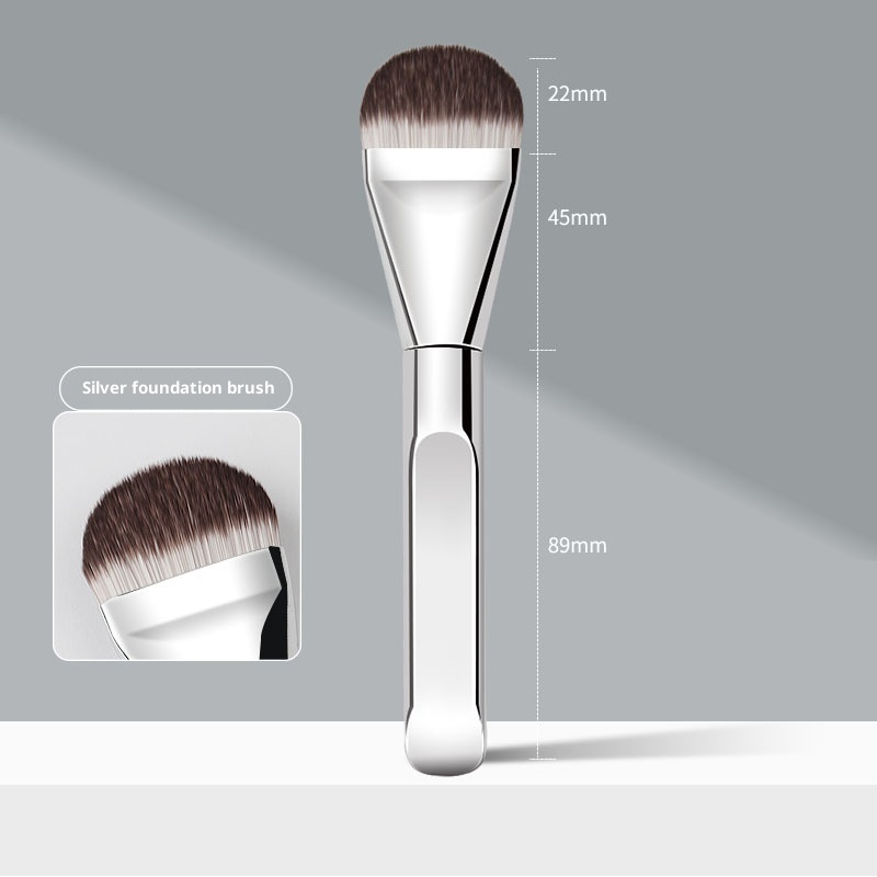Tongue-shaped Foundation Ultra-thin Seamless Makeup Flat-head Foundation Brush 6