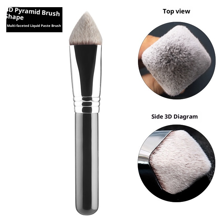 Single 3D4D Pyramid Contour Powder Foundation Brush Makeup Artist 6