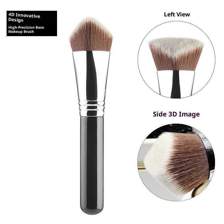 Single 3D4D Pyramid Contour Powder Foundation Brush Makeup Artist 9