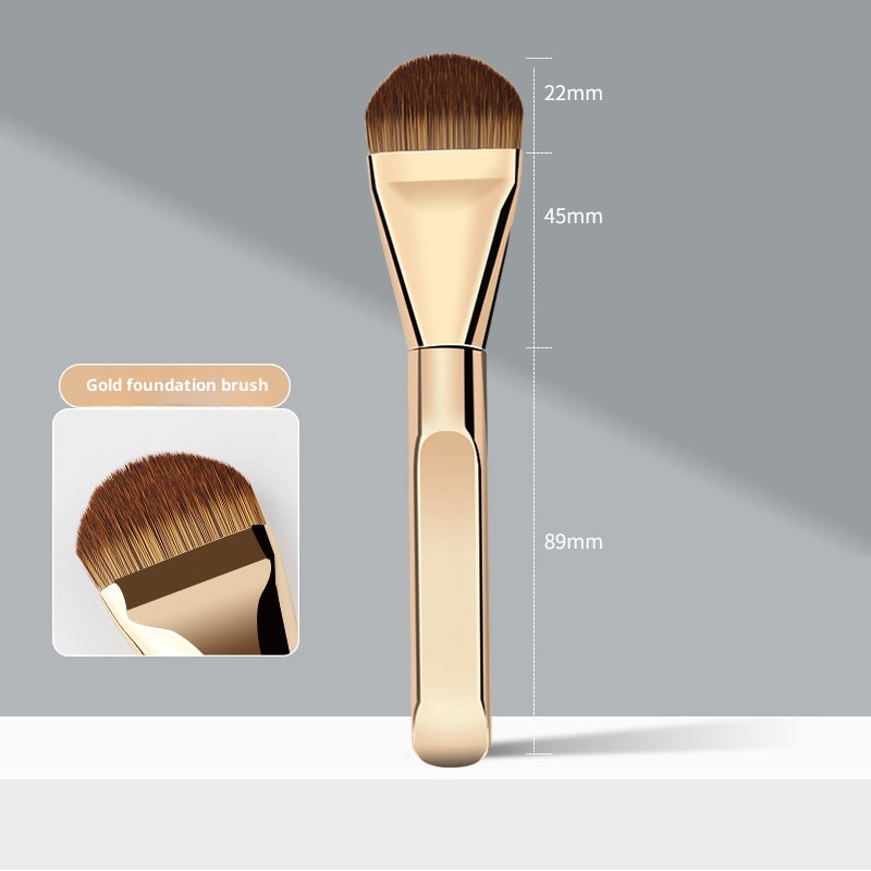 Tongue-shaped Foundation Ultra-thin Seamless Makeup Flat-head Foundation Brush 7