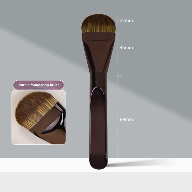 Tongue-shaped Foundation Ultra-thin Seamless Makeup Flat-head Foundation Brush 8