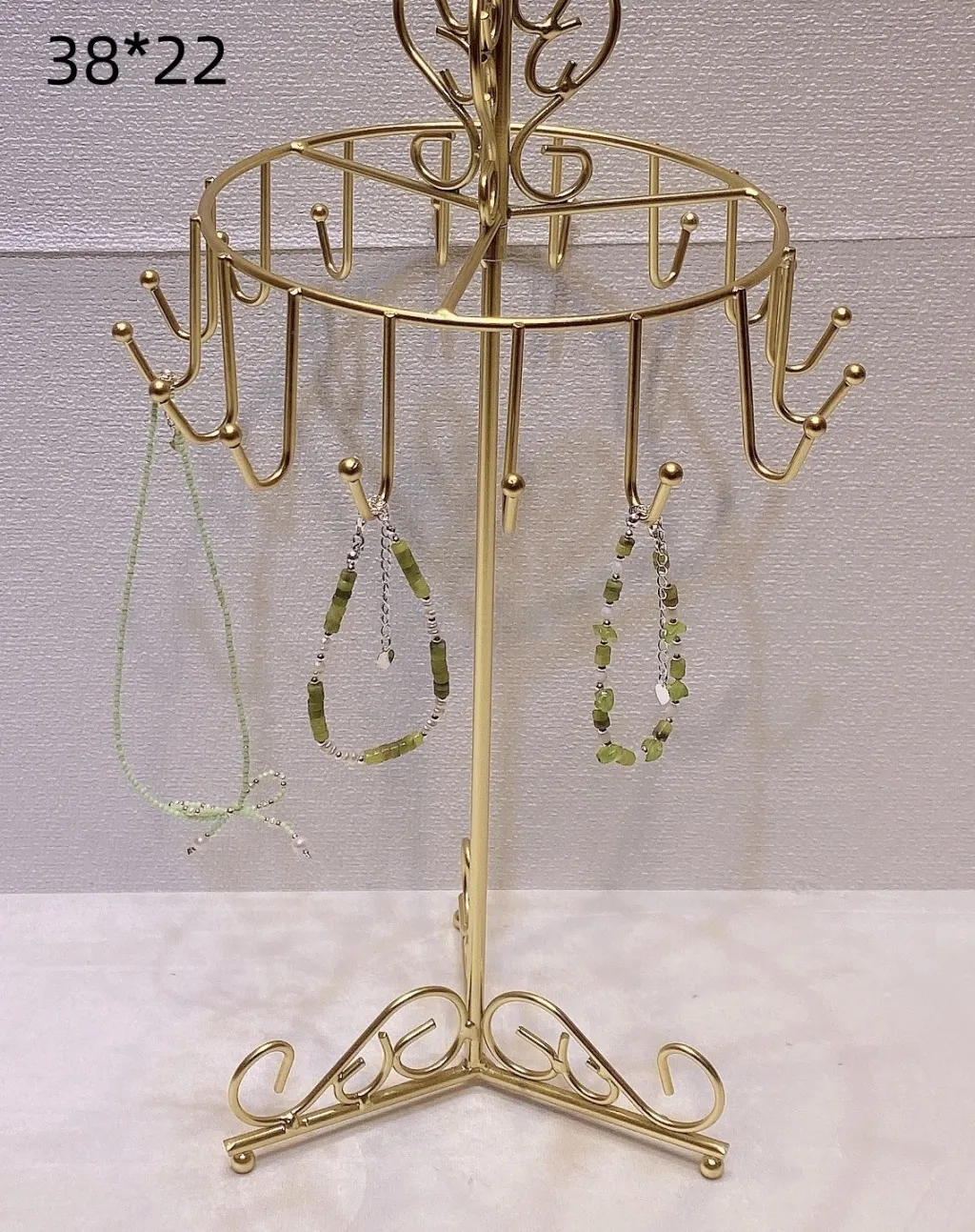 Jewelry Display Rack Earring Earring Display Rack - Wrought Iron Rotating Stand