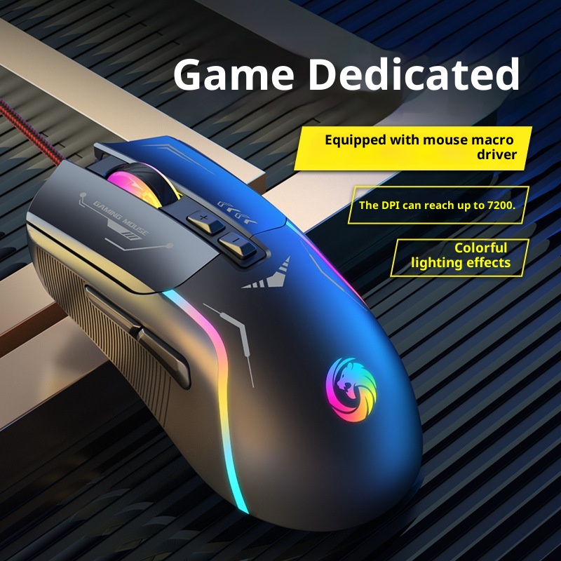 Gaming E-sports Home Universal Wired Mouse 3
