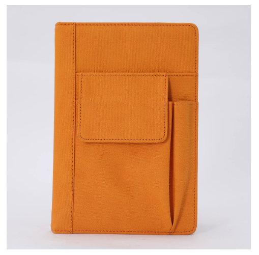 Notepad Multi-functional Pocket Planner Cloth Texture PU Leather Stationery Notebook 5