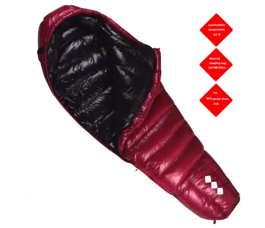 Outdoor Camping Thickened Portable Goose Down Sleeping Bag