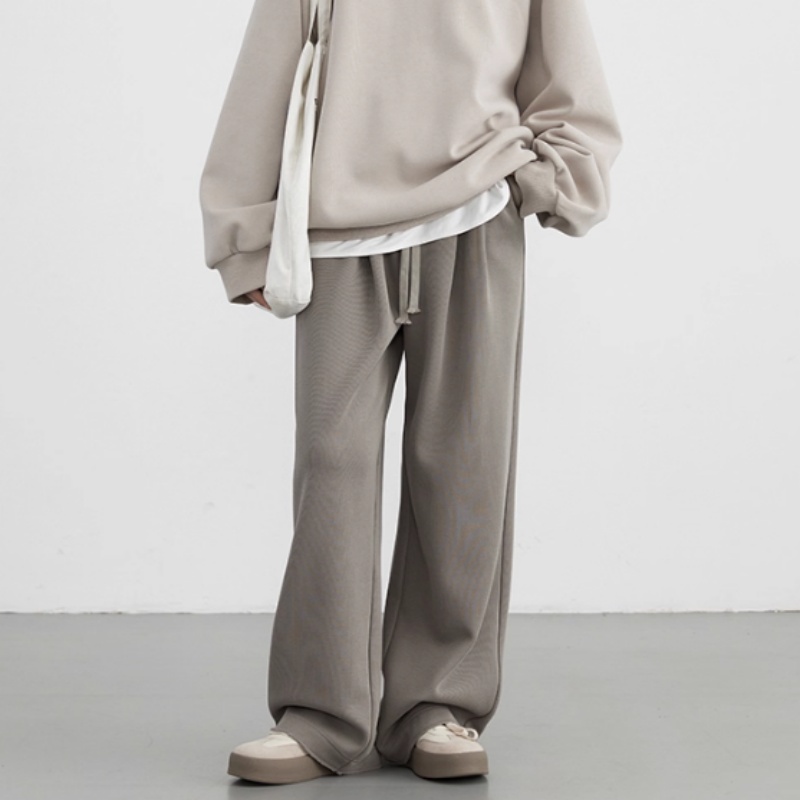 Women's Drawstring Fleece-lined High-waisted Casual Pants