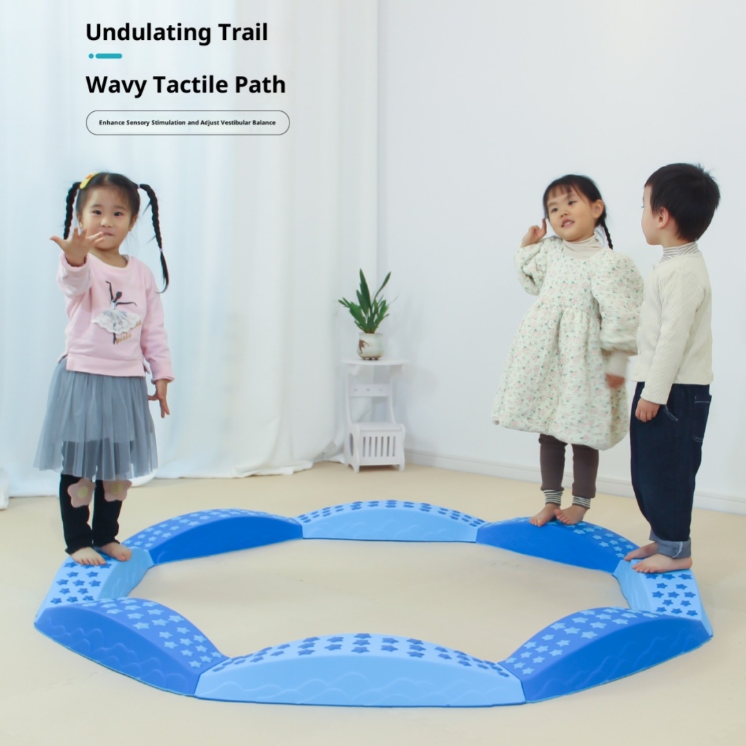 Wave Walkway 8-piece Sensory Integration Early Education Teaching Tool Set