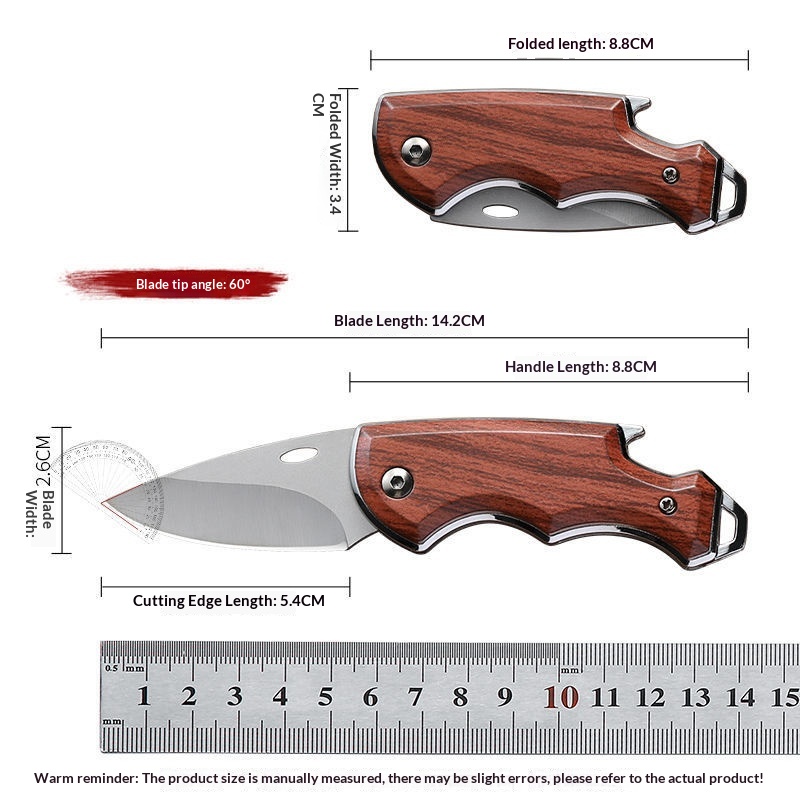 Mini Folding Stainless Steel Knife For Easy Package Opening