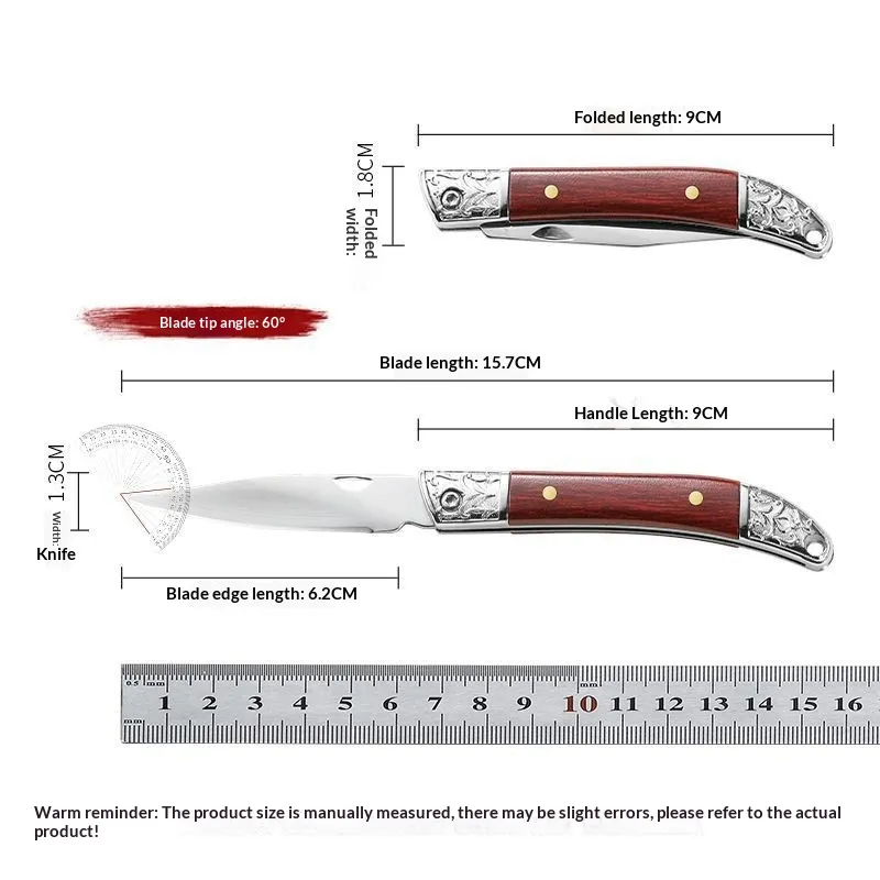 Mini Folding Stainless Steel Knife For Easy Package Opening - Type B