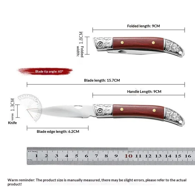 Mini Folding Stainless Steel Knife For Easy Package Opening Type B - Shop at LoveMi