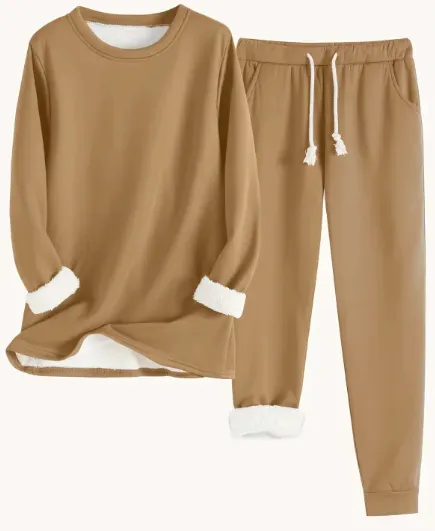Women's Everyday Comfort Lounge Set Khaki - Shop at LoveMi