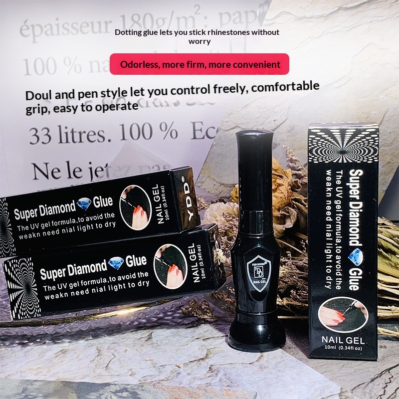 Nail Art Special Long-lasting No-wash Gem Glue