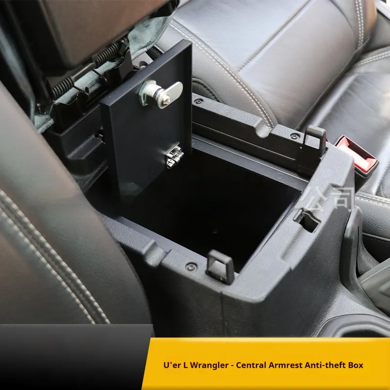 Center Console Anti-theft Box Armrest Storage