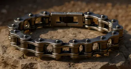 European And American Popular Stainless Steel Bicycle Bracelet