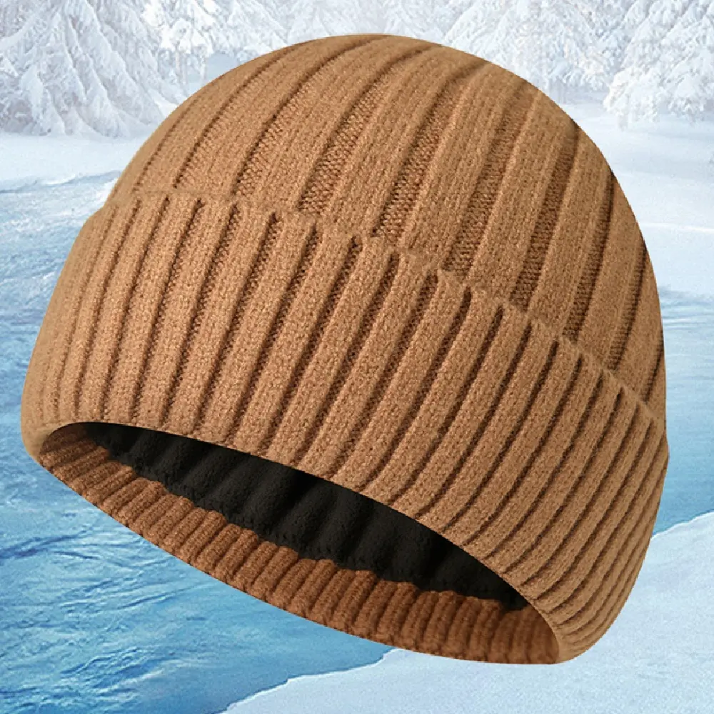 Men's Winter Fleece-Lined Thick Hat