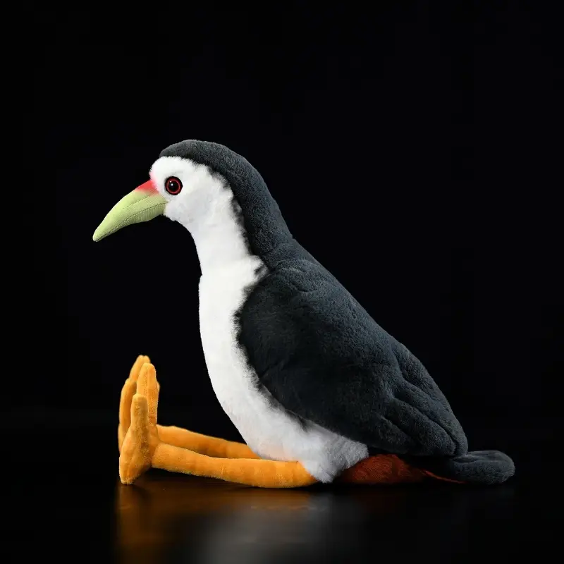 White-bellied Rail Plush Toy White-faced Rail Doll