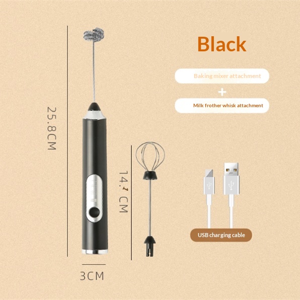 Electric coffee frother, milk frother, milk foam frother,