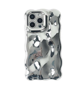 Electroplating Bubble Fashion Solid Color Phone Case - Image 3