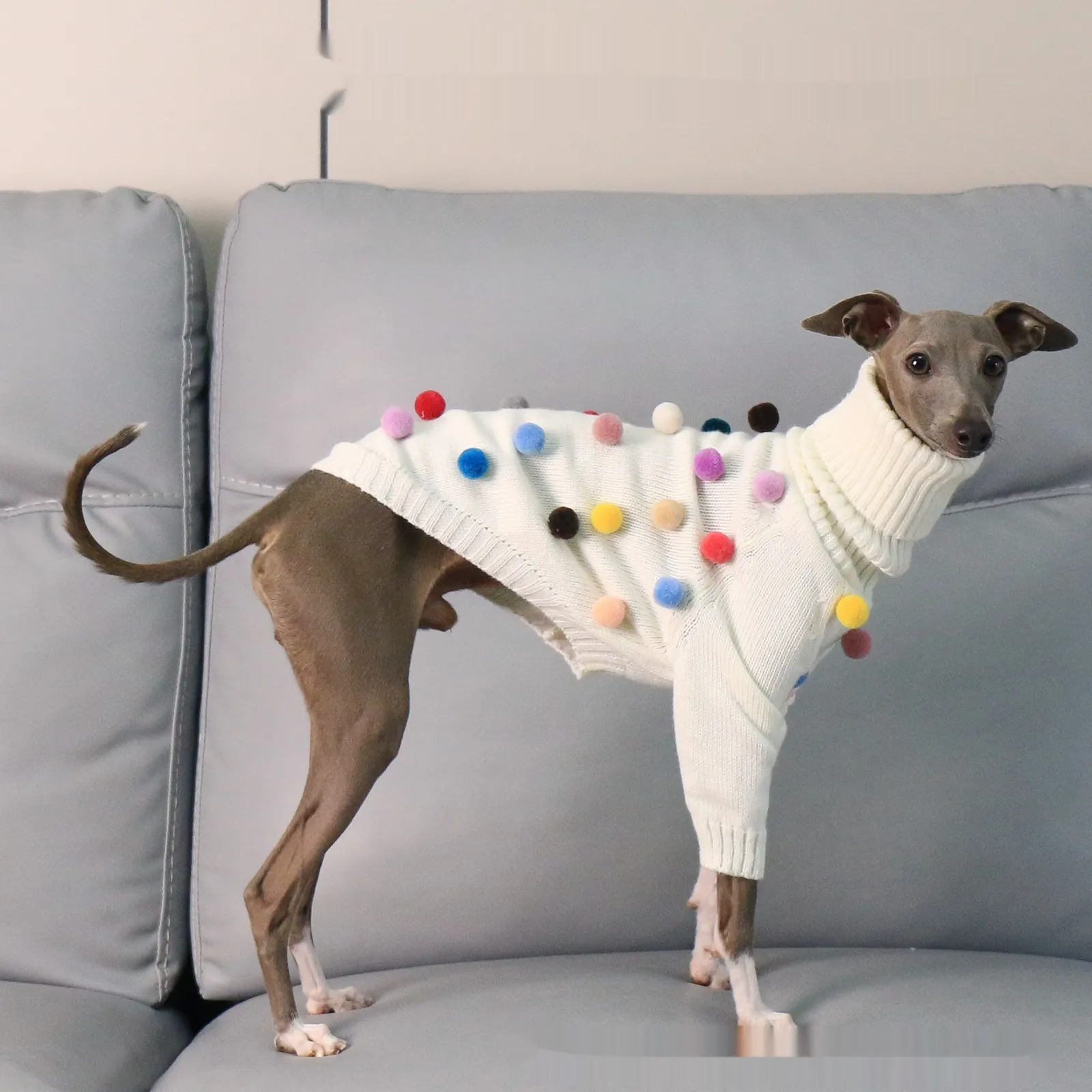 New Italian Greyhound Whippet Christmas Sweater