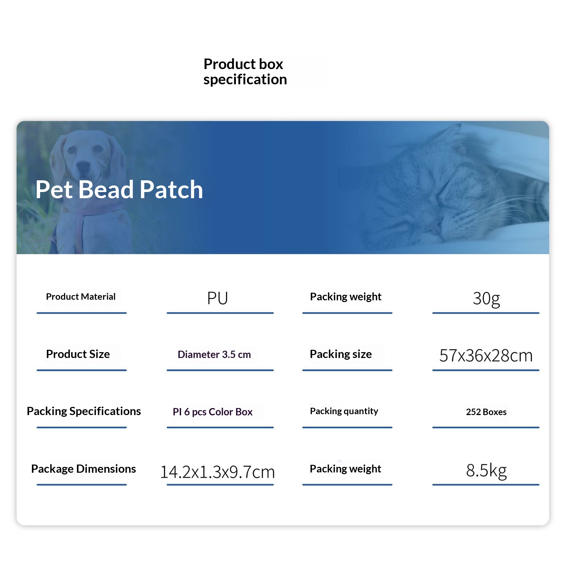 Cat Facial Pheromone Mood Calming Patch