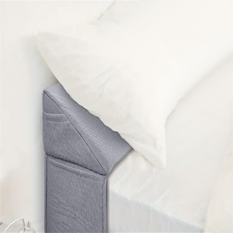 Air Layer Wedge Pillow – Grey Triangular Elevation Support