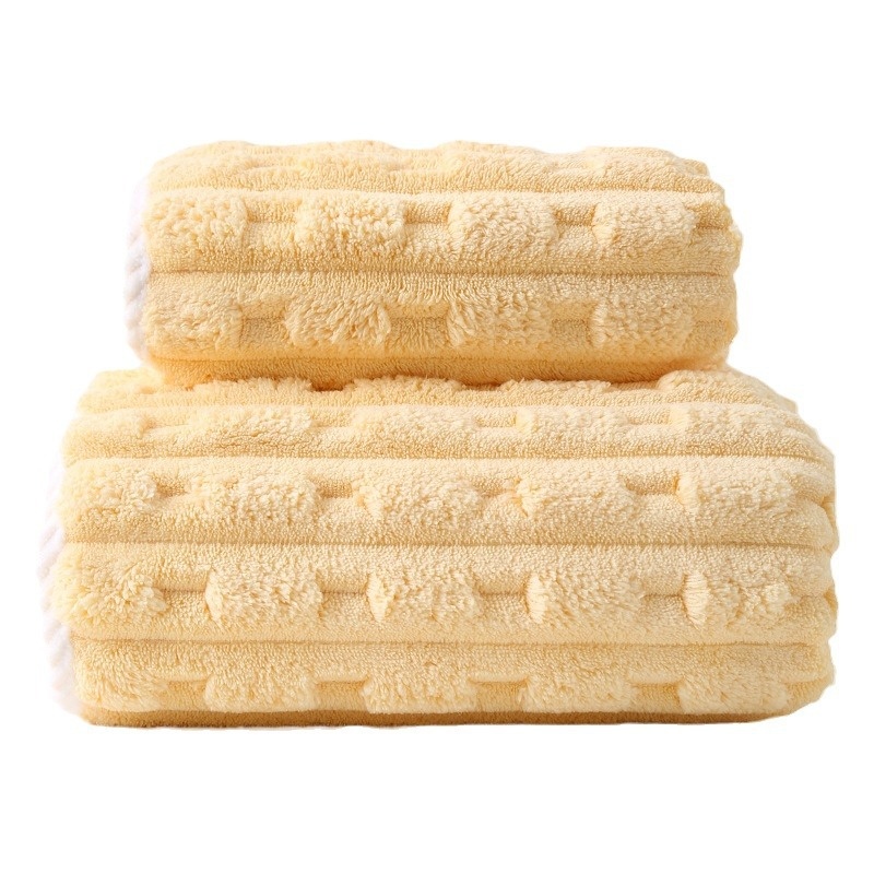 Thickened And Oversized Towel For Face Wash Coral Velvet