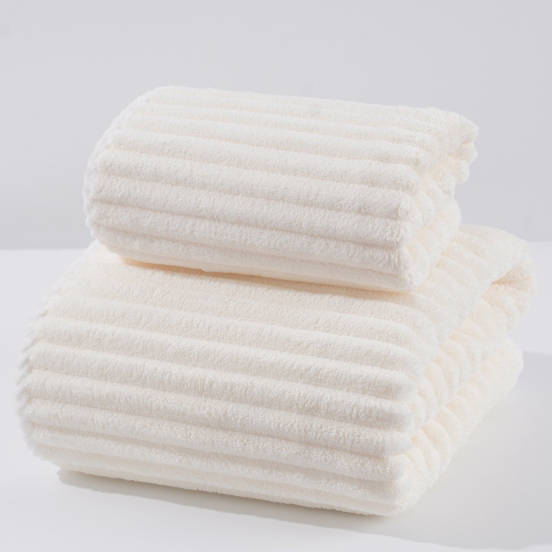 Thickened And Oversized Towel For Face Wash Coral Velvet