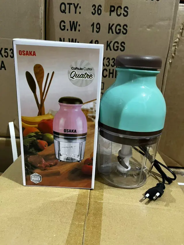 Mini Electric Food Processor Meat Grinder Blue - Shop at LoveMi