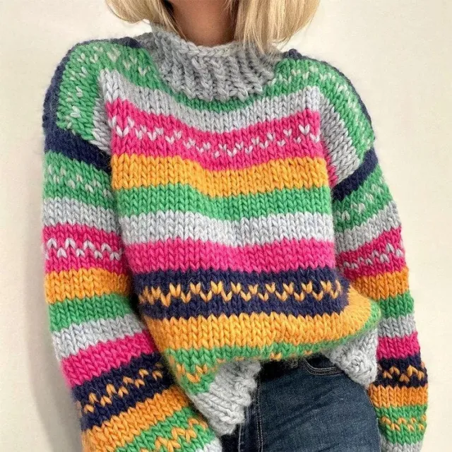 Autumn And Winter New High Neck Sweater For Women Style 3 - Shop at LoveMi