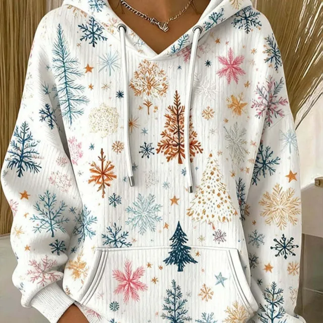 Women's Casual Loose Fashion Waffle Round Neck Sweatshirt Yhwy111807 4Xl - Shop at LoveMi