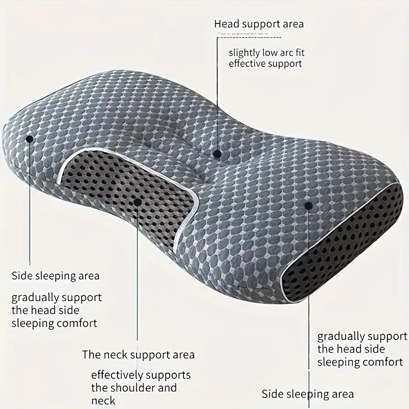 3D Knitted Cotton Massage Pillow