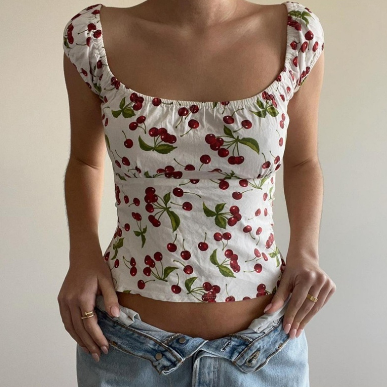 Slimming And Figure-flattering Knitted Flutter-sleeve Top For Women With Back Cut-out