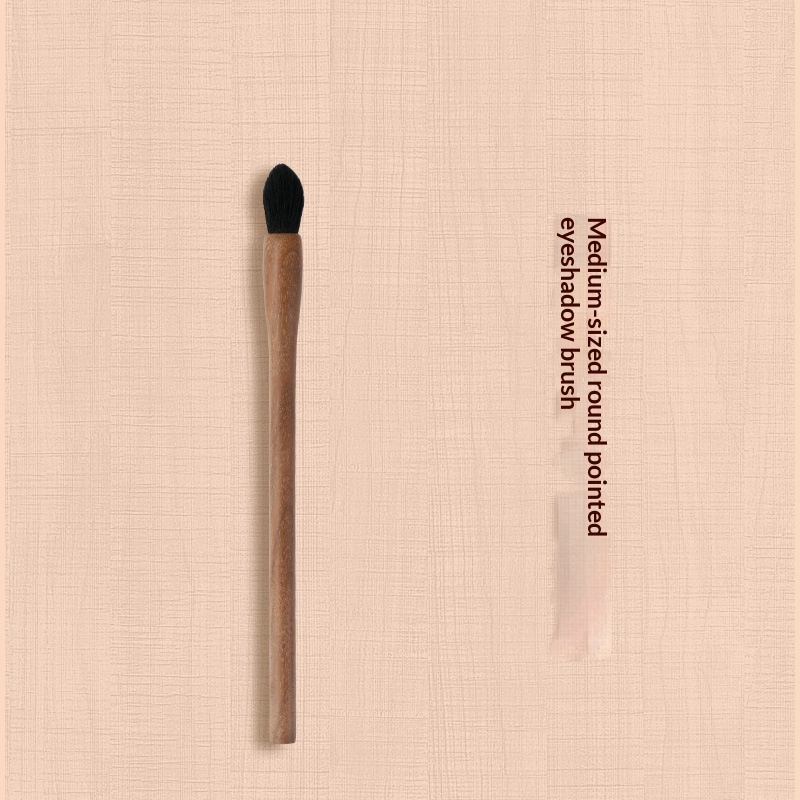 H Set Brush Vintage Soft Black Walnut Makeup Brush 17